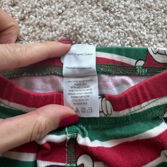 Hanna Andersson Disney Mickey and Friends Long John Christmas Holiday Pajamas - Picture 6 of 7
